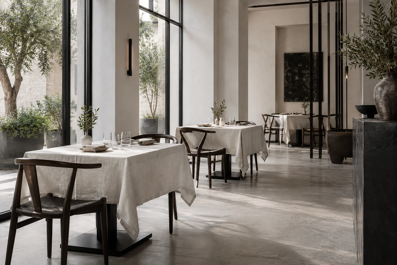 Comedor contemporáneo de Sa Brisa, ejemplo de web para restaurante de MY BLUEPC
