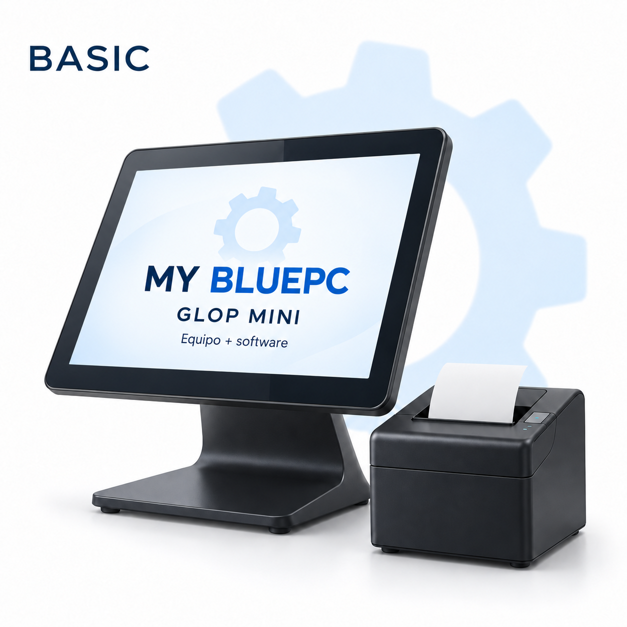 Pack de alquiler TPV BASIC con Glop Mini y 1 impresora