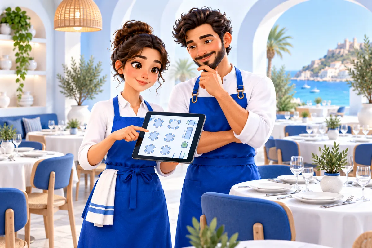 Organització de taules i gestió d’un restaurant