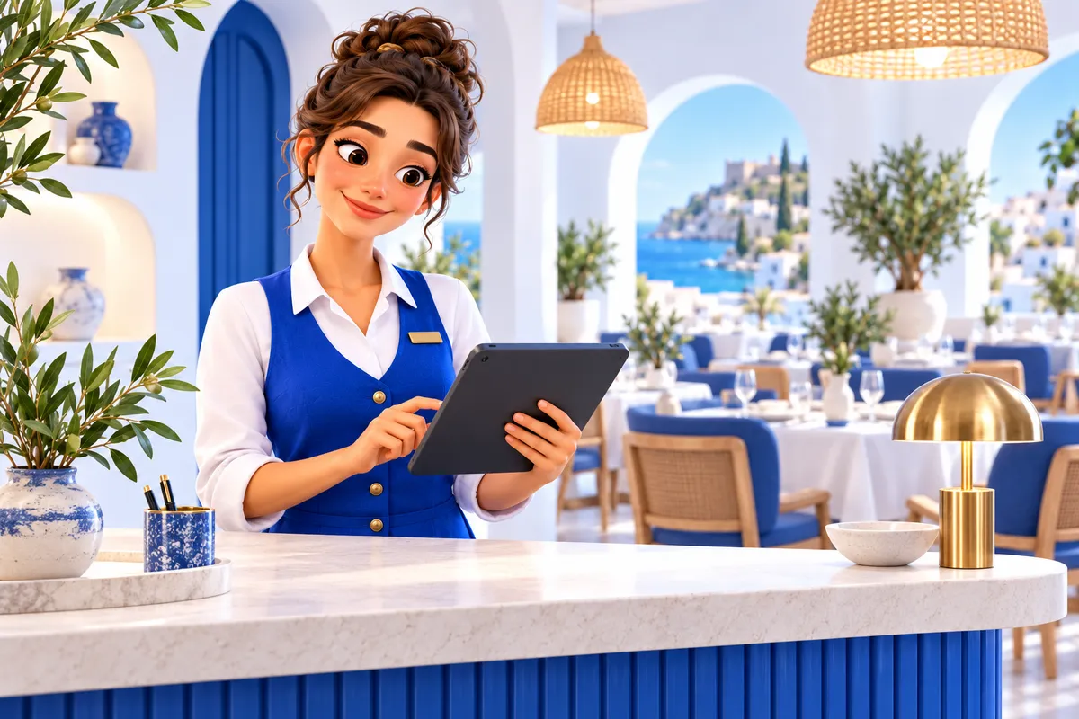 Gestió de reserves a la recepció d’un restaurant